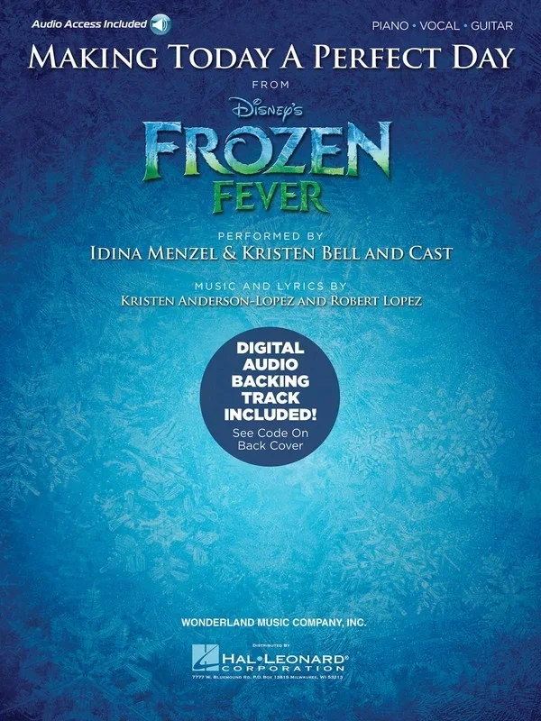 Making Today A Perfect Day (From Frozen Fever) P (Sheet Music/OL Audio)