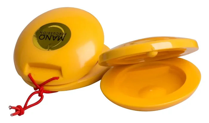 Mano Percussion Finger Castanets in Yellow – Hand Percussion Instrument