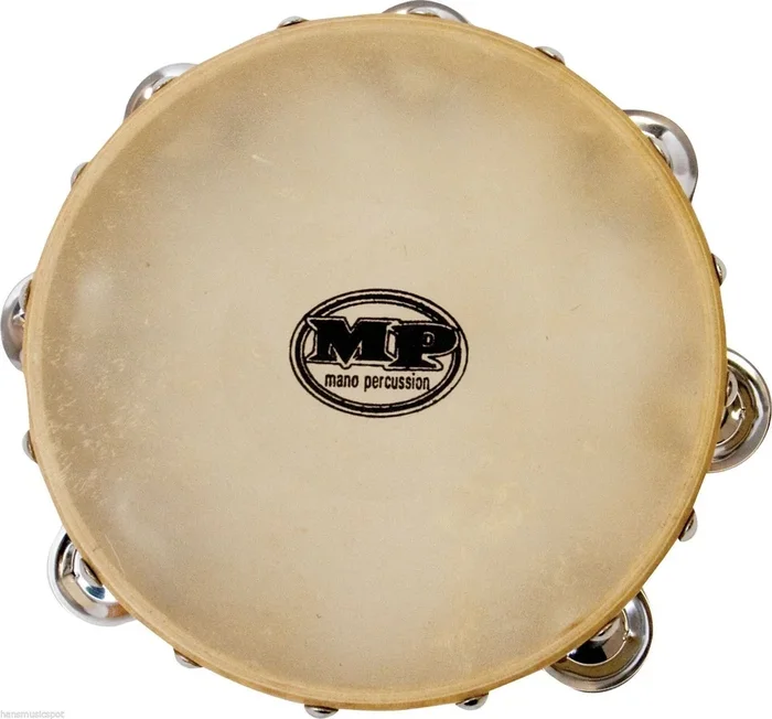 MANO PERCUSSION Tambouine 8 Inch Wood Kids Musical Ed