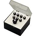 Martin Bridge and End Pin Set in Black with White Dots Standard