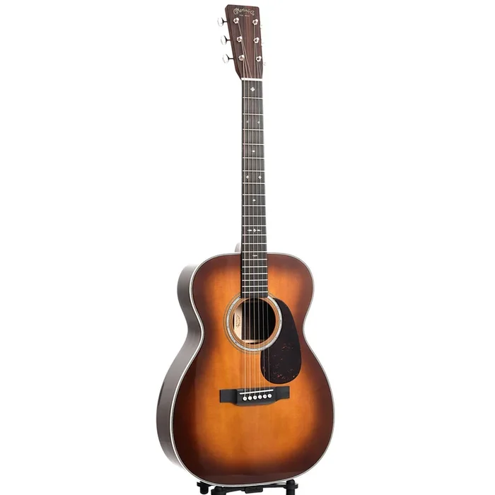 Martin Custom 28-Style 00 Guitar & Case, GE Bracing, Abalone Rosette, Ambertone Top