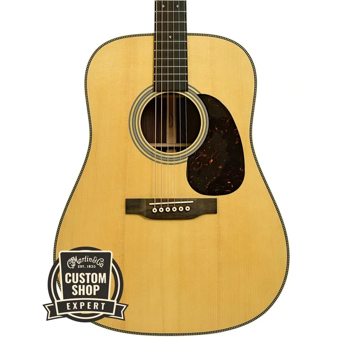 Martin Custom Short Scale 28 Style Dreadnought Guitar & Case, Adirondack Top