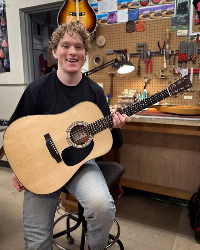 Martin D-12E Guitar with Pickup & Gigbag