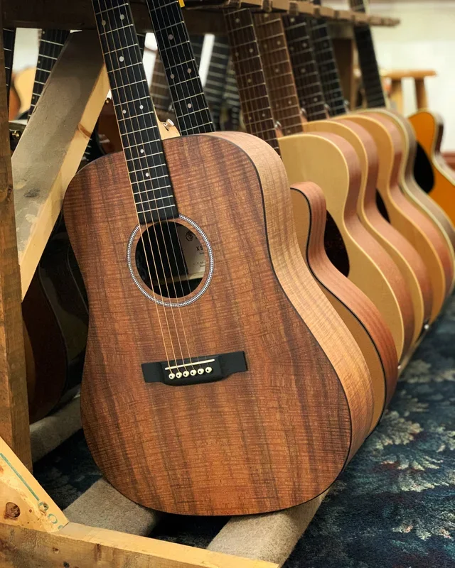 Martin D-X1E Guitar with Pickup & Gigbag, Koa HPL