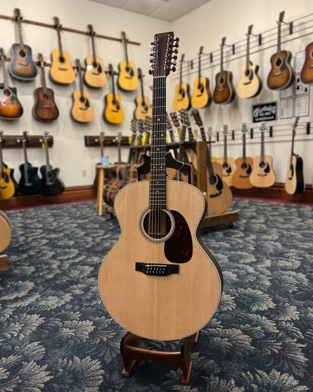 Martin Grand J-16E Thin-Body 12-String Guitar with Pickup & Gigbag