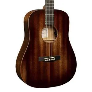 Martin Junior Series D JR E StreetMaster Acoustic-Electric – Satin Dark Mahogany Distressed Top with Dark Mahogany Back and Sides