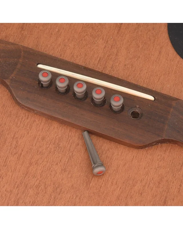 Martin LUXE Liquidmetal Red Dot Bridge Pin Set – Dark Grey