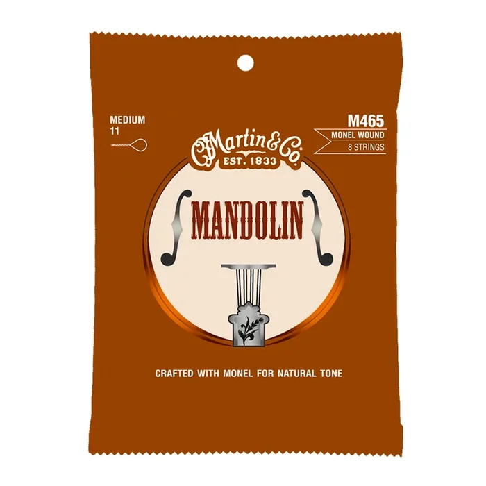 Martin M465 Monel Medium Mandolin Set
