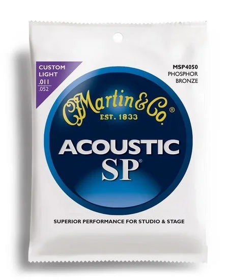Martin SP 92-8 Phosphor Bronze Custom Light Guitar String Set (11-52)