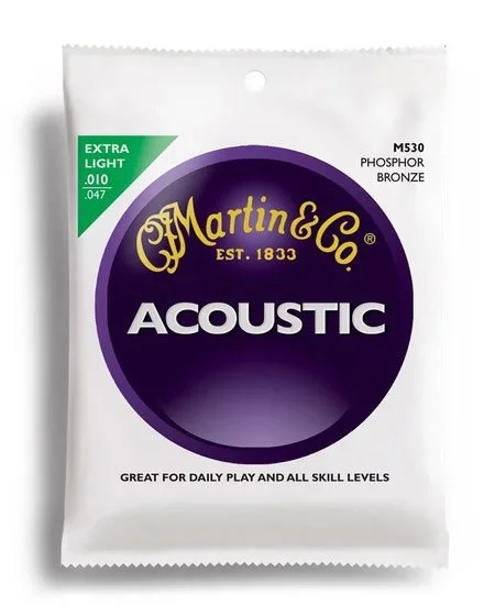 Martin Traditional 92-8 Phosphor Bronze Extra Light Guitar String Set (10-47)