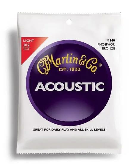 Martin Traditional 92-8 Phosphor Bronze Light Guitar String Set (12-54)