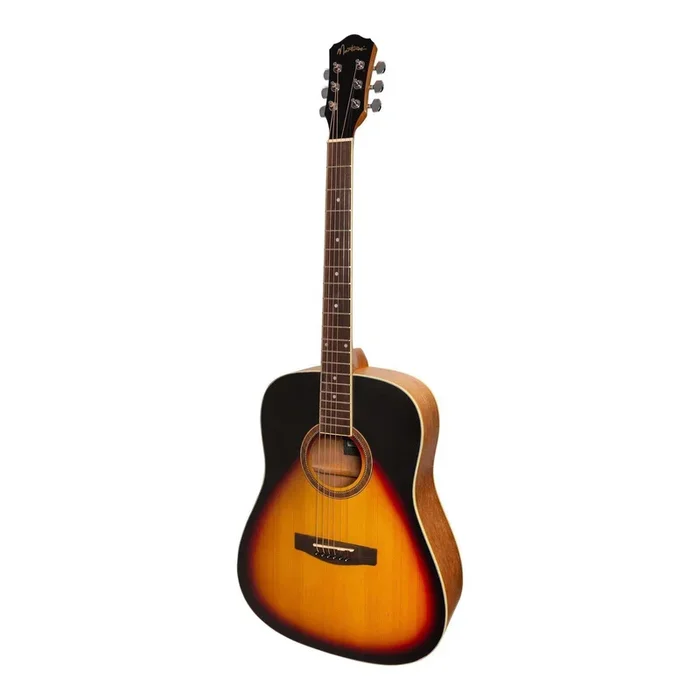 Martinez ’41 Series’ Dreadnought Acoustic Guitar (Tobacco Sunburst)