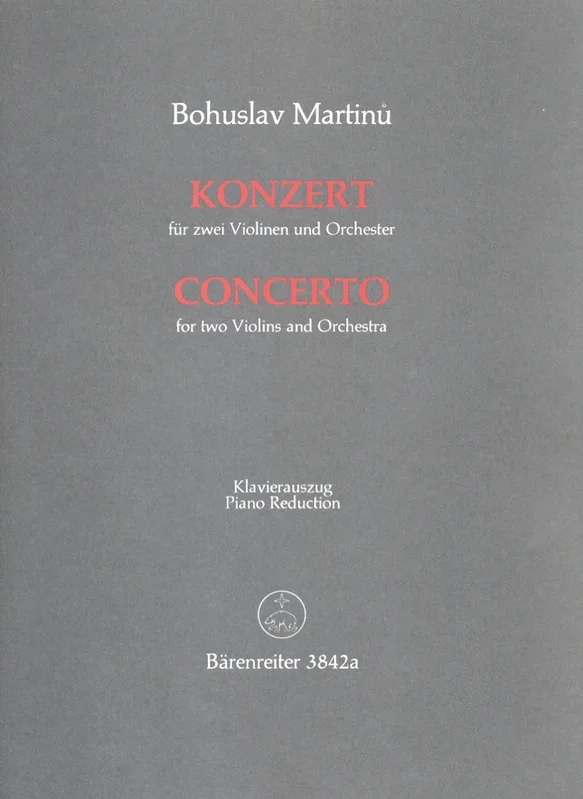 Martinů: Concerto for 2 Violins and Orchestra