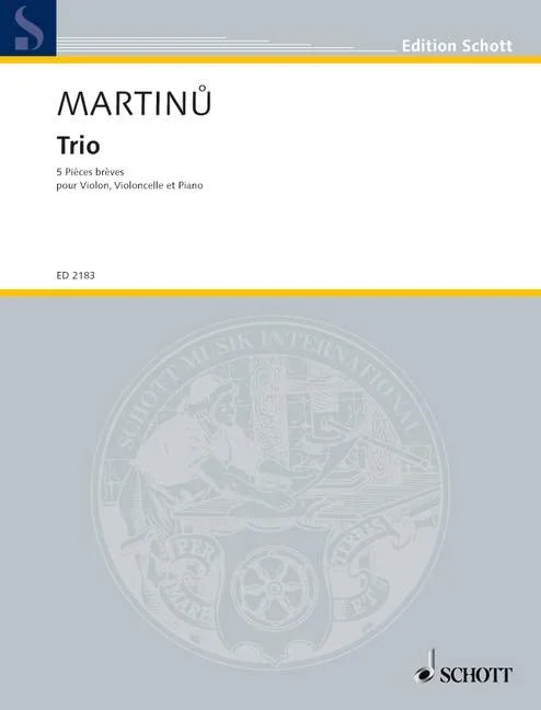 Martinů: Piano Trio No. 1, H 193