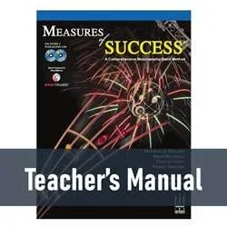 Measures of Success Concert Band Method – Teacher’s Manual (Book 1)
