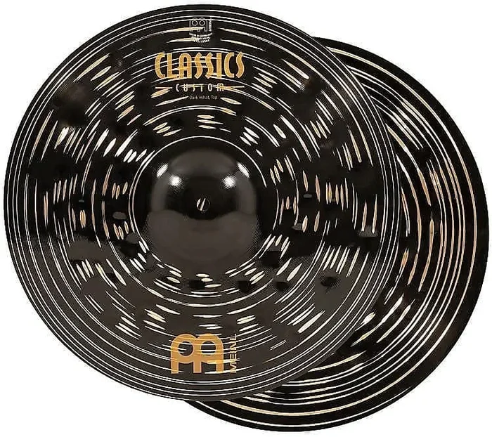 Meinl 14 ” Classics Custom Dark Hi-Hat (Pair) CC14DAH w/video demo