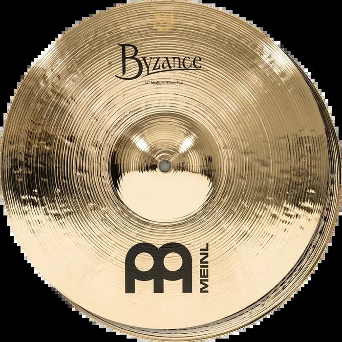 Meinl B14MH-B 14 ” Byzance Brilliant Medium Hi-Hat Pair Cymbals