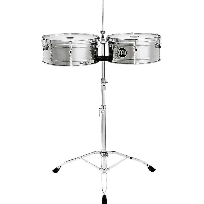 Meinl LC1STS 14 ” & 15 ” Luis Conte Artist Series Stainless Steel Timbales