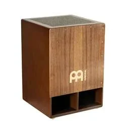 Meinl Percussion SUBCAJ5WN Jumbo Bass Subwoofer Cajon – Walnut Front Plate