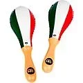 MEINL Traditional Rawhide Maracas with Mexican Flag Standard
