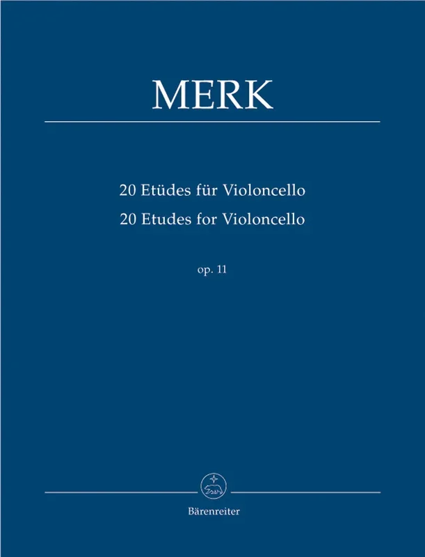 Merk: 20 Cello Etudes, Op. 11