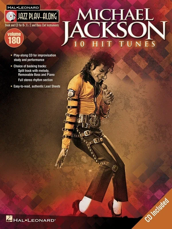 Michael Jackson Jazz Play Along V180 Book/CD (Softcover Book/CD)