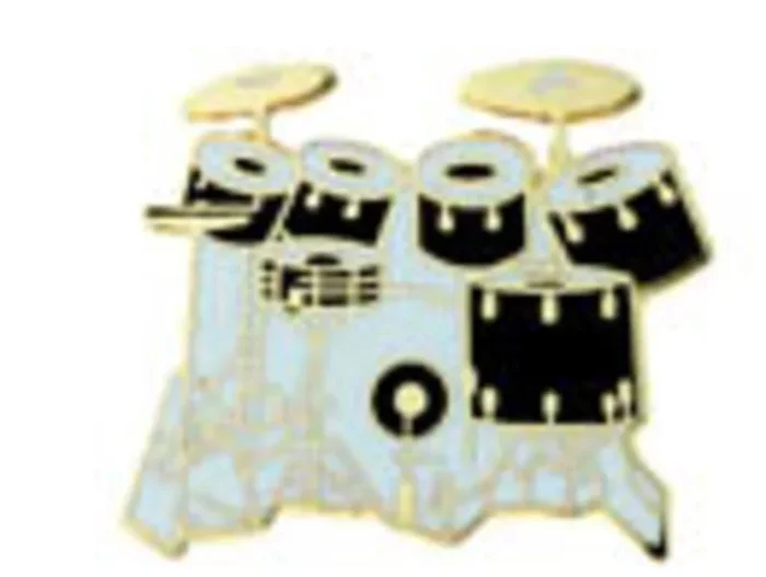 Mini Pin 7 Pc Drum Set Black