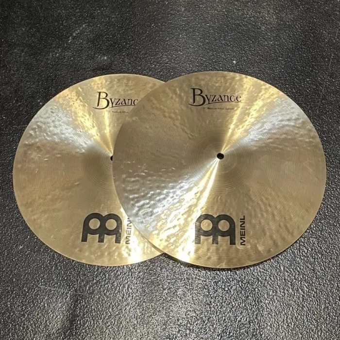 Mint Condition Meinl 15″ Byzance Traditional Medium Hi Hat Pair
