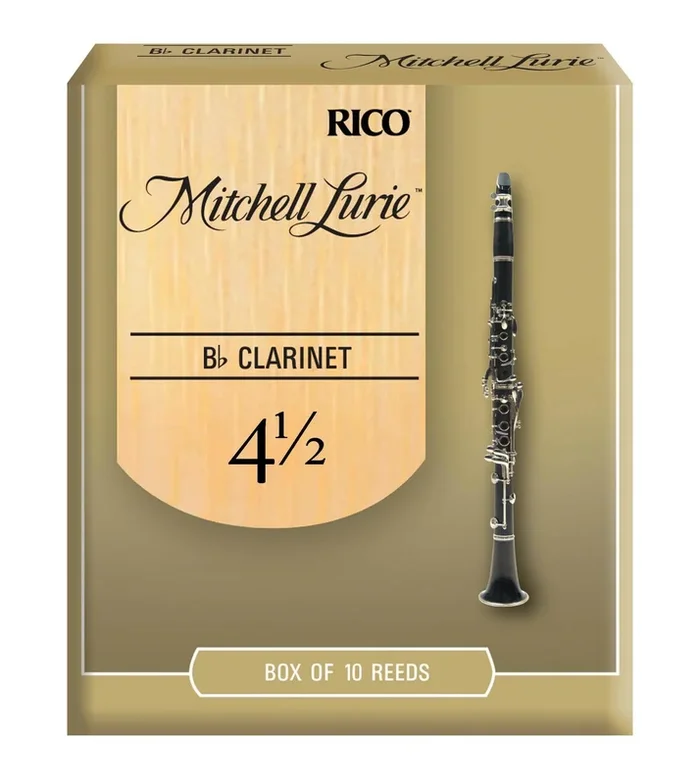 Mitchell Lurie Bb Clarinet Reeds, Strength 4.5, 10-pack
