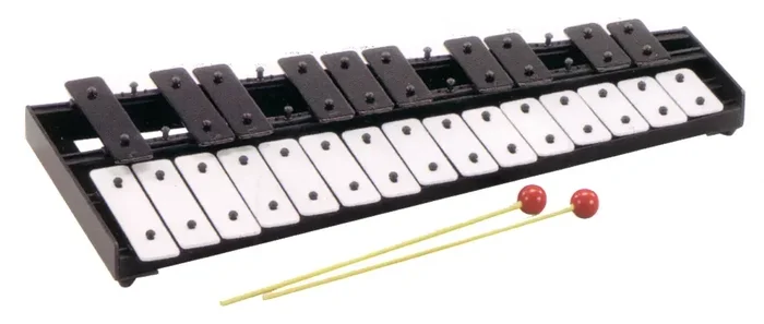 Mitello 25 Note Chromatic Glockenspiel UE441 with Beaters