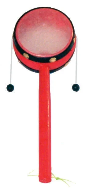 MITELLO – Red Monkey Drums Percussion , Tick Tock, Large 3 Head