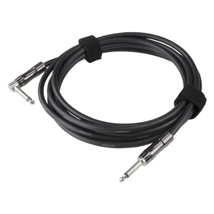 Mooer 12ft Guitar Cable Straight Jack to Angled Jack