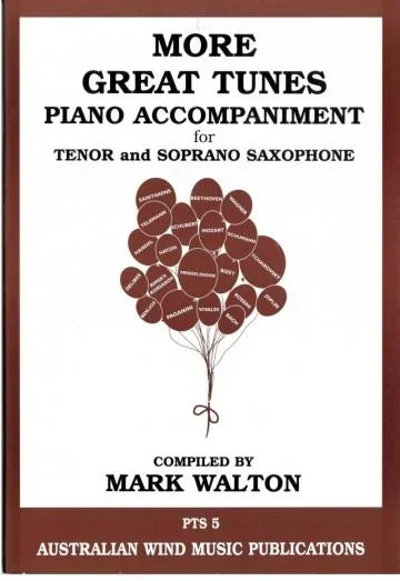 More Great Tunes – Piano Acc. for Tenor & Soprano Sax