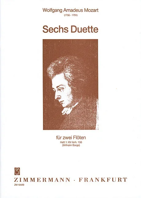Mozart: 6 Flute Duets, K. Anh. 156, Nos. 1-3 – Volume 1