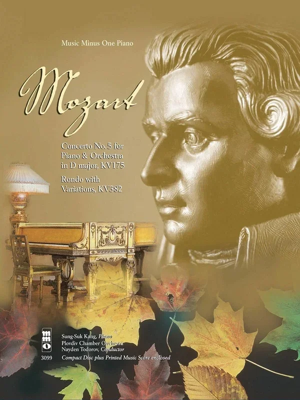 Mozart – Concerto No 5 K175 and Rondo Vari K382 Book/CD (Softcover Book/CD)
