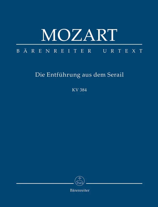 Mozart: Abduction from the Seraglio Opera – Study Score