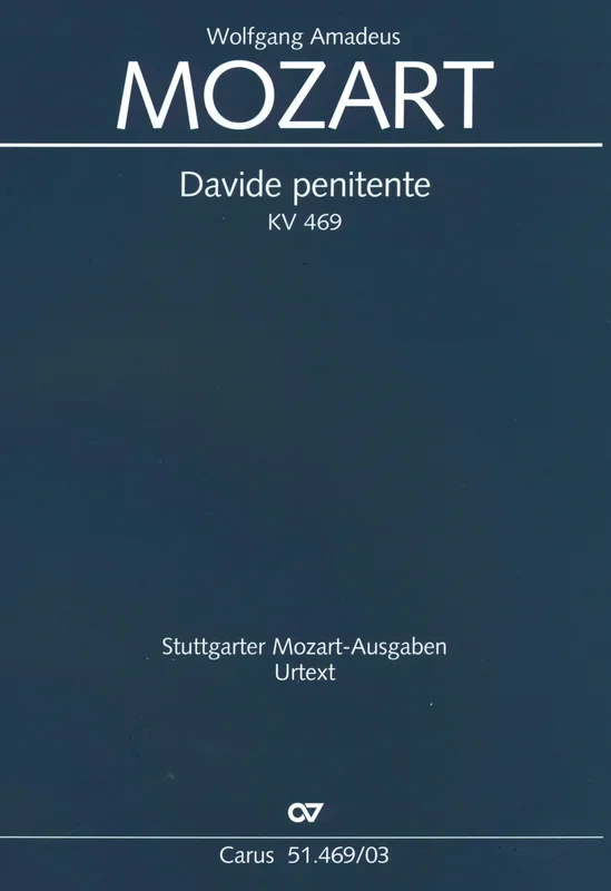 Mozart: Davide penitente, K. 469