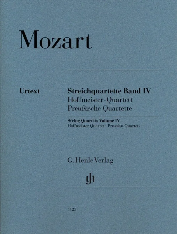 Mozart: Mozart String Quartets Volume IV – Set of Parts
