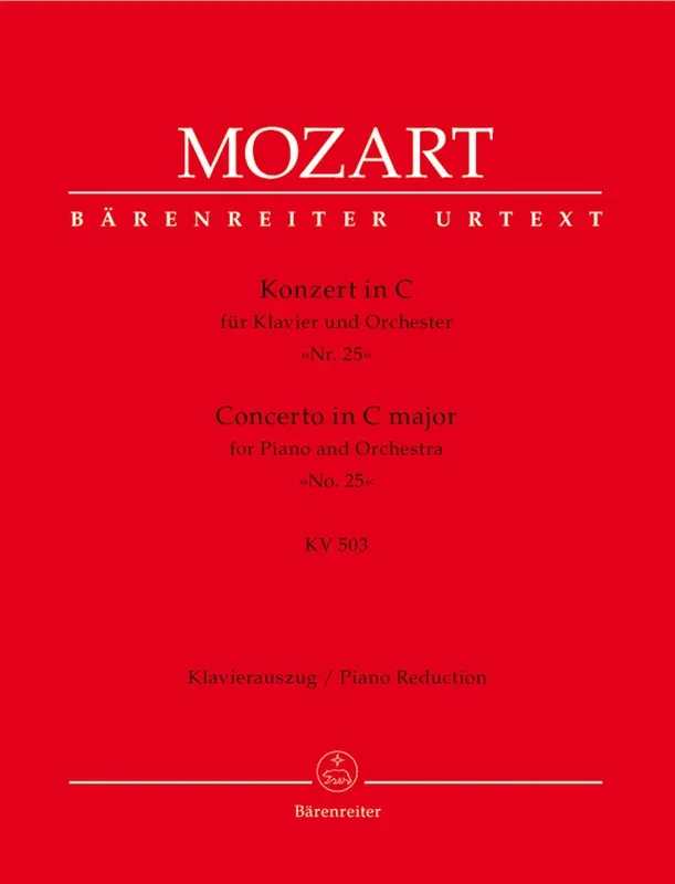 Mozart: Piano Concerto No 25 in K503 – 2 Pianos 4 Hands