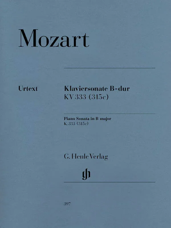 Mozart: Piano Sonata in B-flat Major, K. 333 (315c)