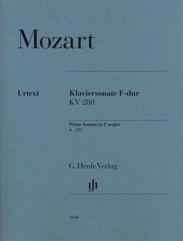 Mozart: Piano Sonata in F Major K 280