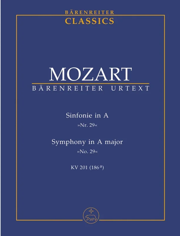 Mozart: Symphony No 29 in A K201 – Study Score