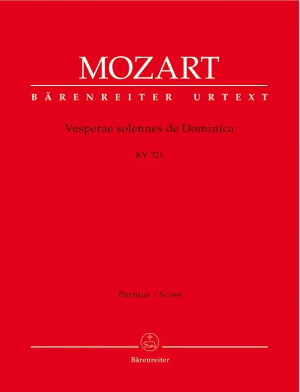 Mozart: Vesperae Solennes K321 – Full Score