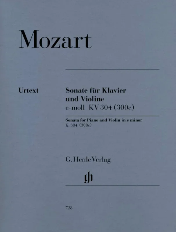 Mozart: Violin Sonata in E Minor, K. 304 (300c)