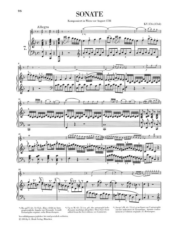 Mozart: Violin Sonatas – Volume II