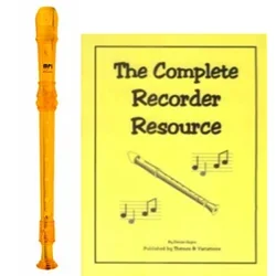 MPI Prism 2-pc Gold Recorder & Recorder Resource Kit Book