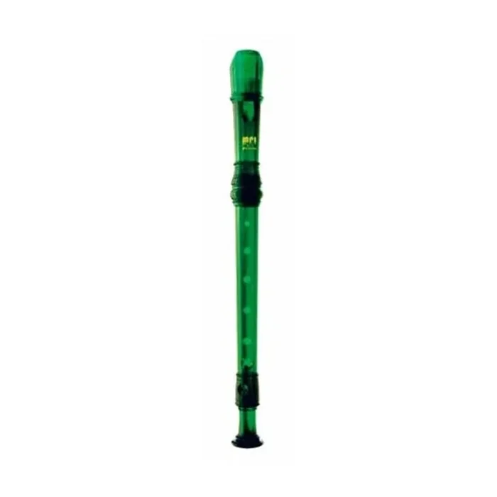 MPI Prism Green 2-piece Soprano Recorder – Baroque Fingering