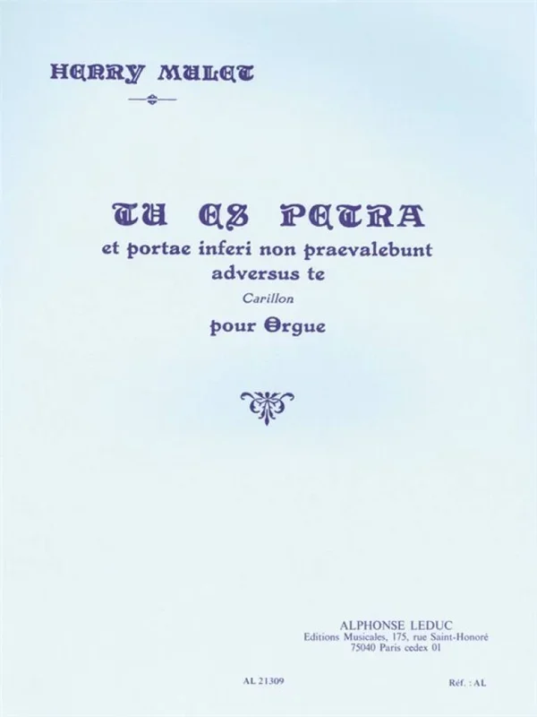 Mulet: Tu es petra