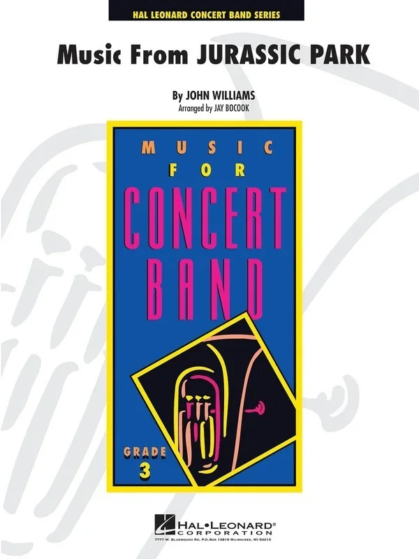 Music From Jurassic Park (Medley) Youth Band3 (Music Score/Parts)
