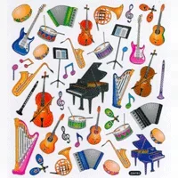 Music Instrument Stickers